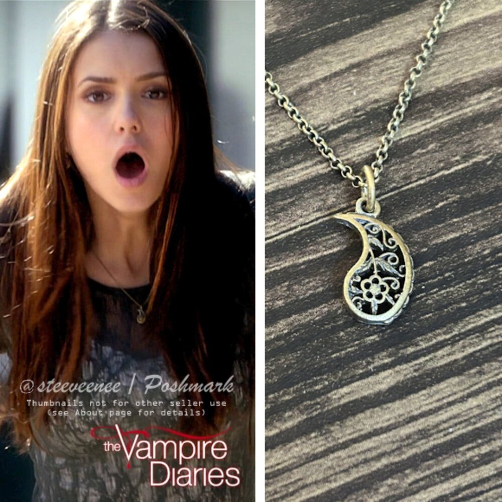 RARE Lucky Brand Yin Yang Necklace ASO Elena Gilbert